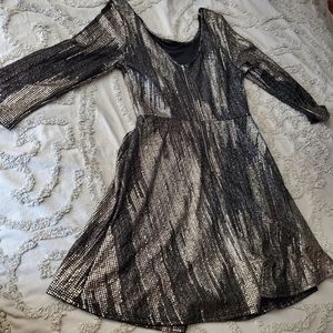 BABEL Black and Gold Dress size medium Smoke free home